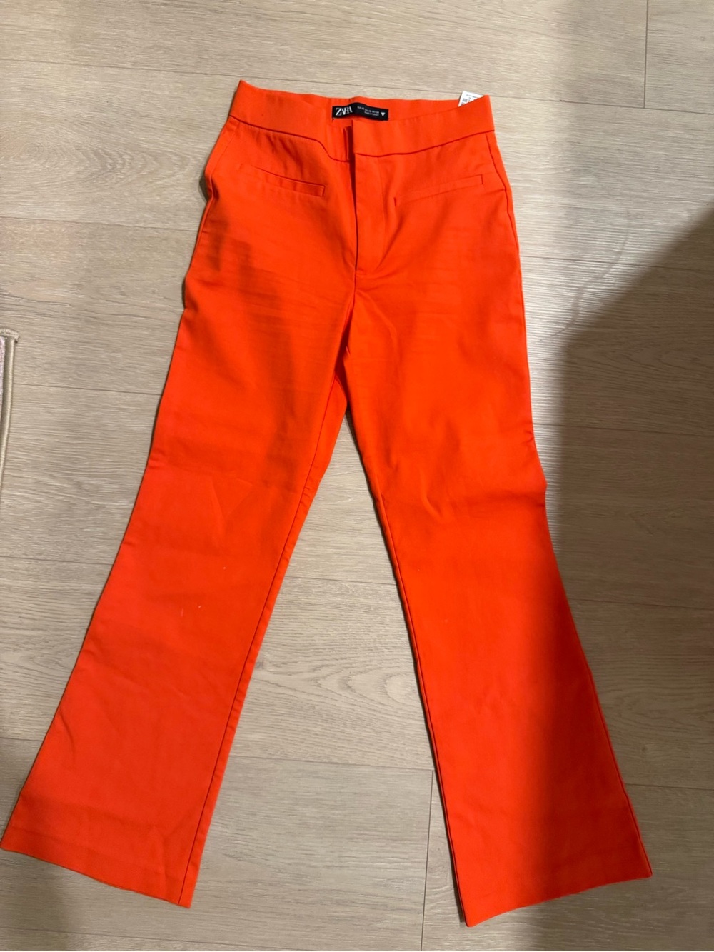 Zara Kids Orange Flared Trousers